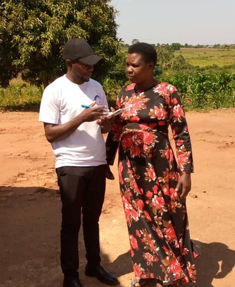 The women affected by the EACOP during interviews with journalists from Community Green Radio