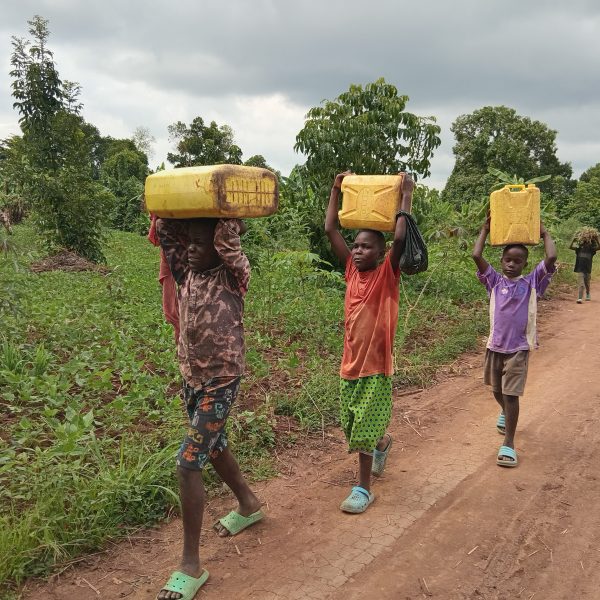 Water scarcity forces family members to trek long distances-Hoima EACOP PAPs