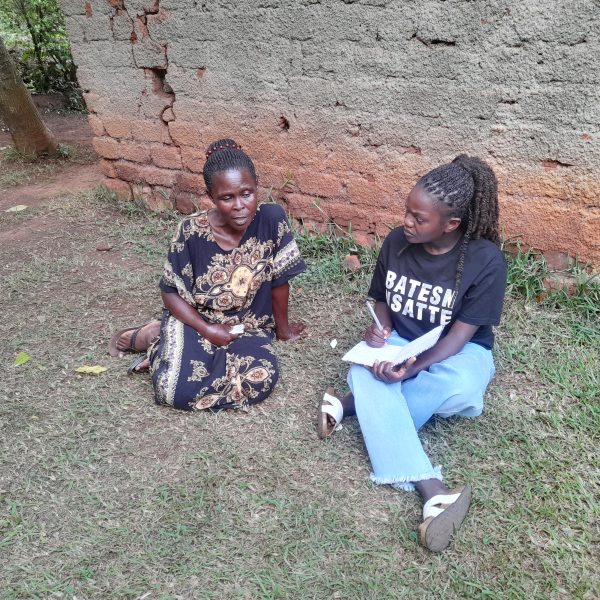 Our reporter interviewing PAPs in Kiboga recently.