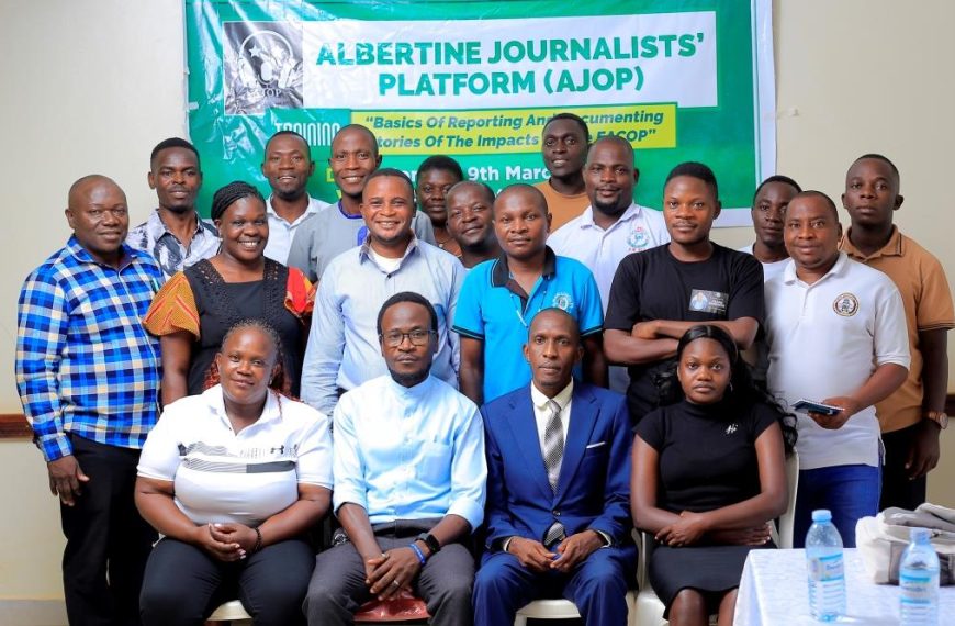 AJOP continues to build and enhance the capacity of journalists to report on EACOP effectively